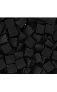 Miyuki tila 5x5mm beads - Black matted TL-401F